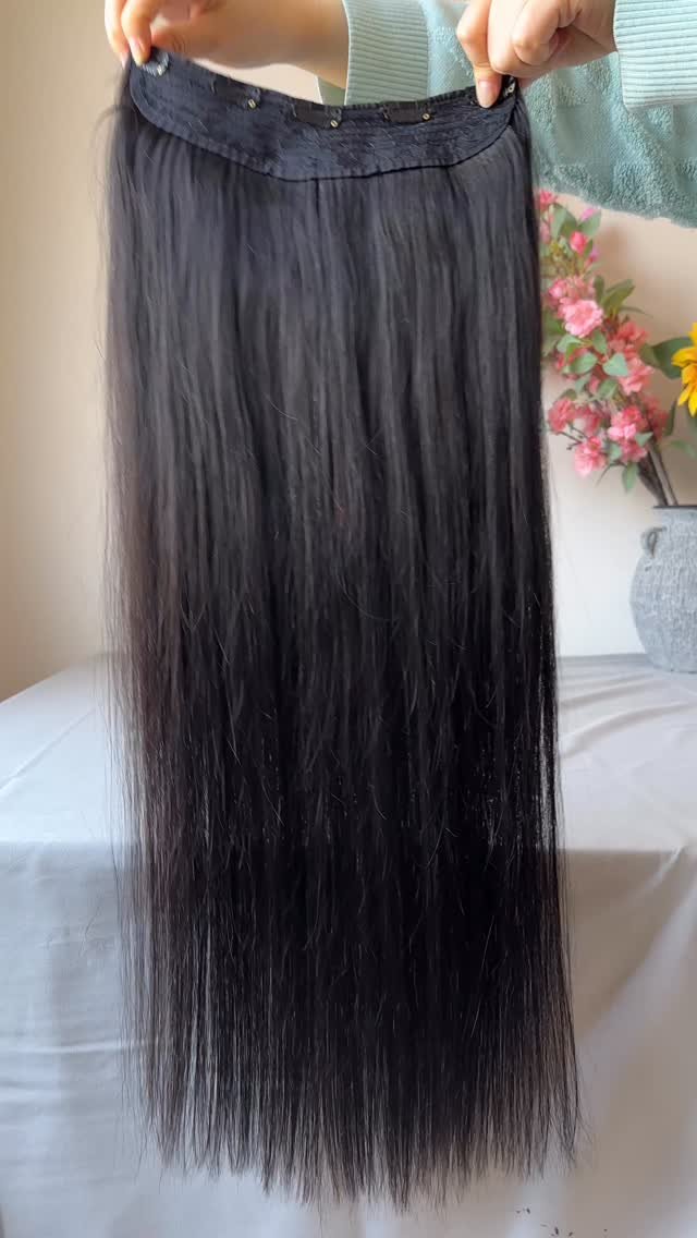 hairtopperfactory 게시물 이미지: One piece clip in . 

WA +8619026838669 ....