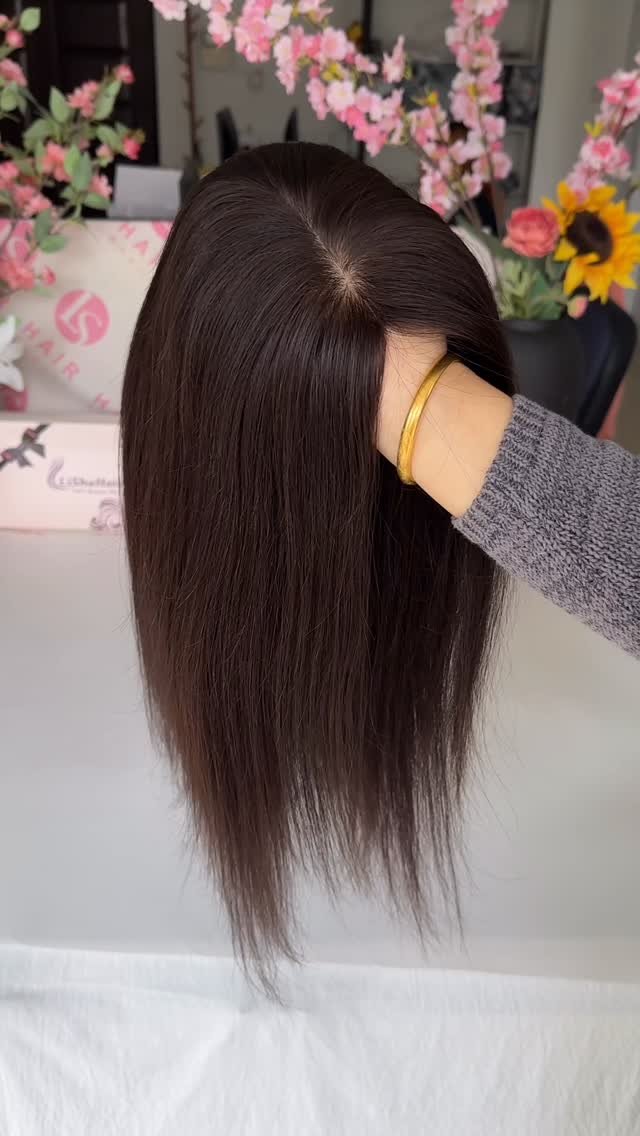 hairtopperfactory 게시물 이미지: 9x11 inch Silk base topper with weft....