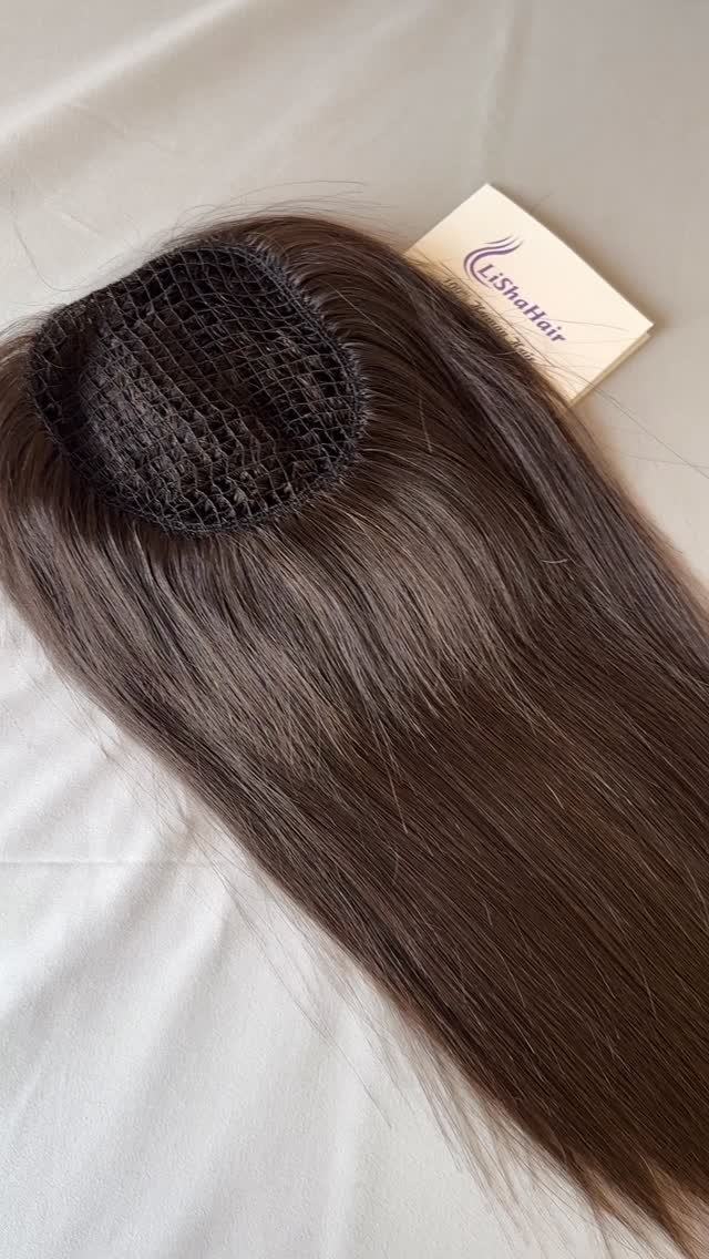 hairtopperfactory 게시물 이미지: 5x5 inch Fishnet topper, color 2, 16 inch is...