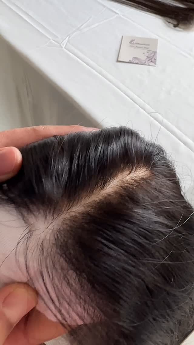 hairtopperfactory 게시물 이미지: Top quality raw hair wig with bleached knots...