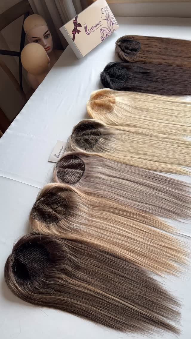 hairtopperfactory 게시물 이미지: All in stock !✈️✈️5x5 inch Fishnet topper 16...