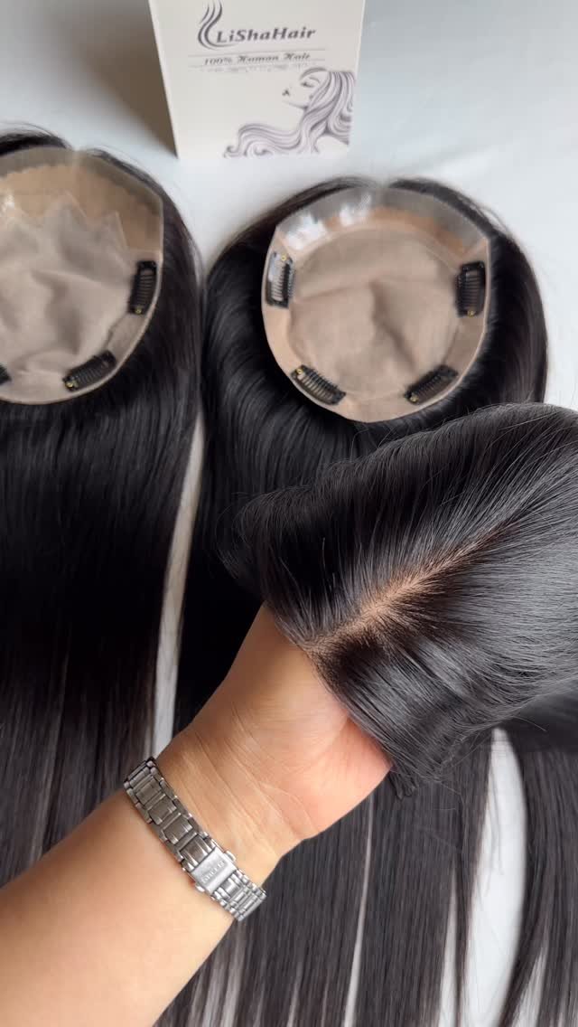 hairtopperfactory 게시물 이미지: Stock silk base topper . Ready to ship...