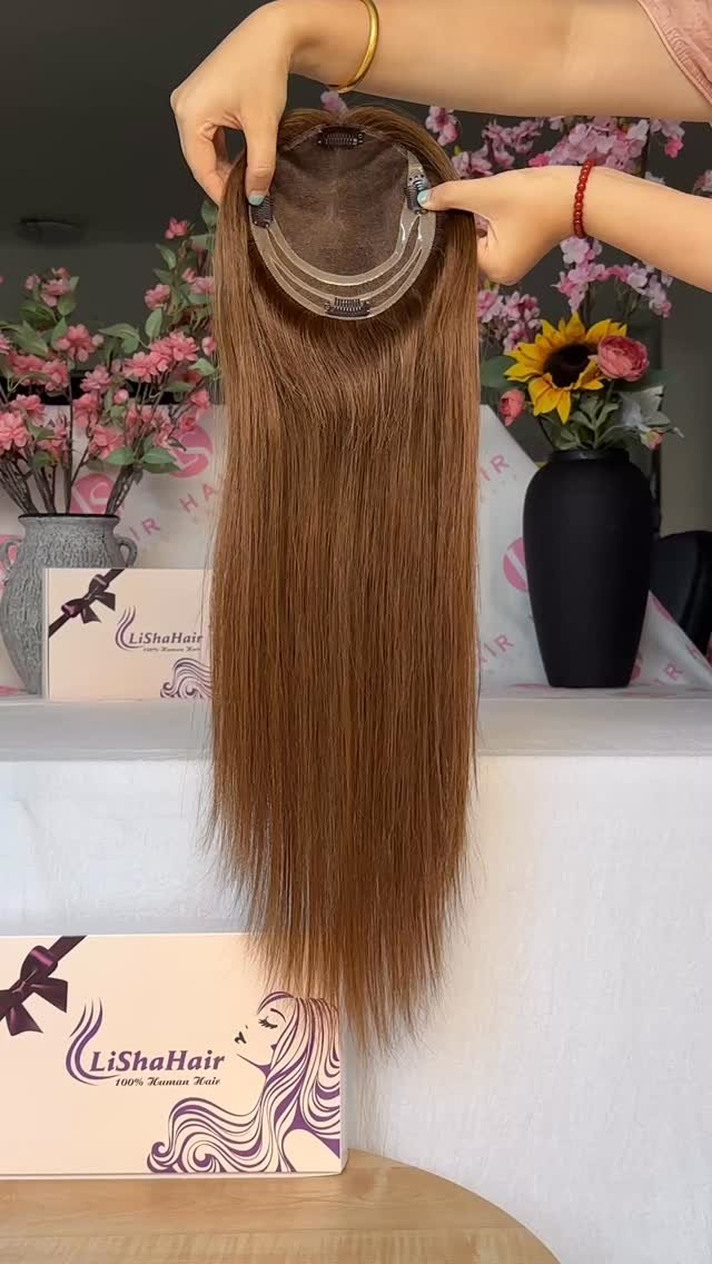 hairtopperfactory 게시물 이미지: 5.5x6 inch Swiss Lace topper , Color 4 , 20...