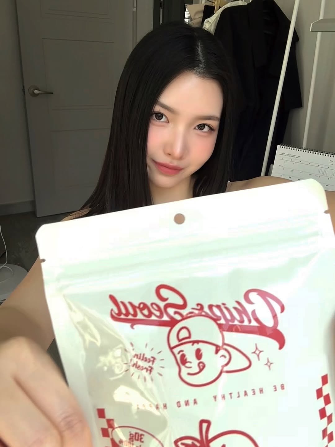 hajinfit 게시물 이미지: 아주 맛도리 간식 🍓 @chips_seoul 
과일을 그대로 동결건조해서 존맛탱구리...