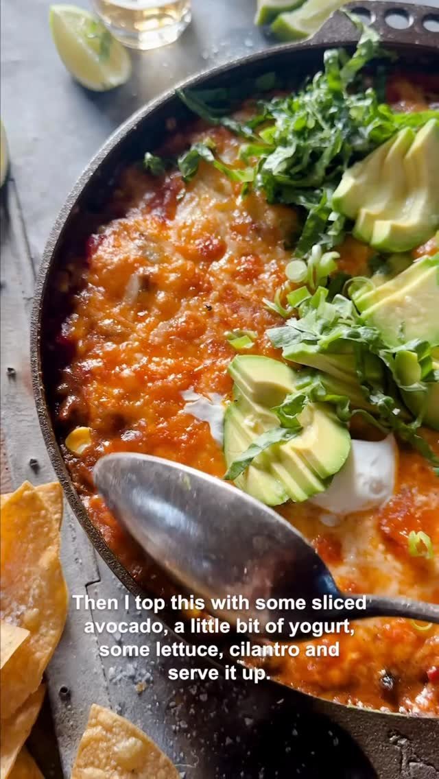 halfbakedharvest 게시물 이미지: Skillet Mexican Beef and Rice - our go-to...