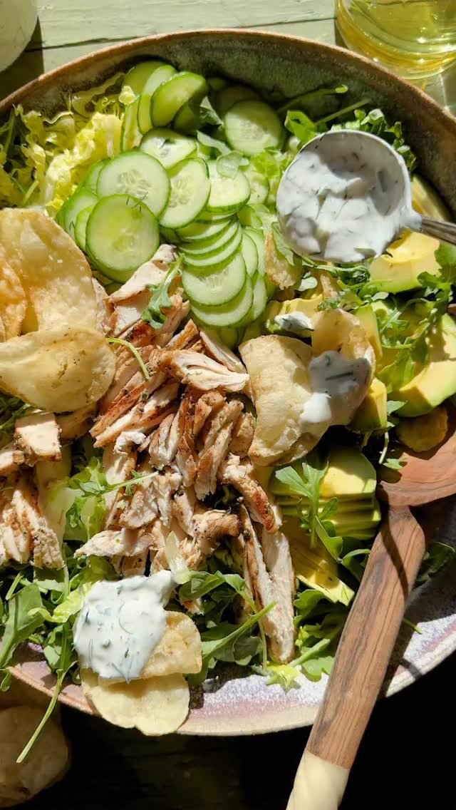 halfbakedharvest 게시물 이미지: Dill Pickle Salt + Vinegar Chicken Salad. My...