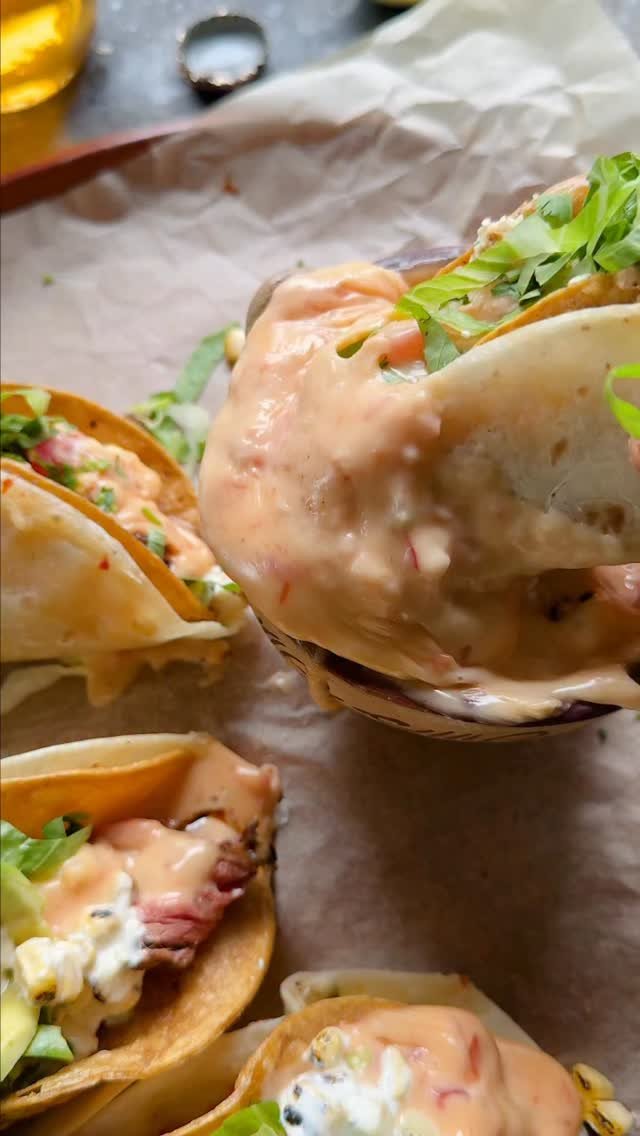 halfbakedharvest 게시물 이미지: Queso Steak and Street Corn (Elote) Tacos 🌮 A...