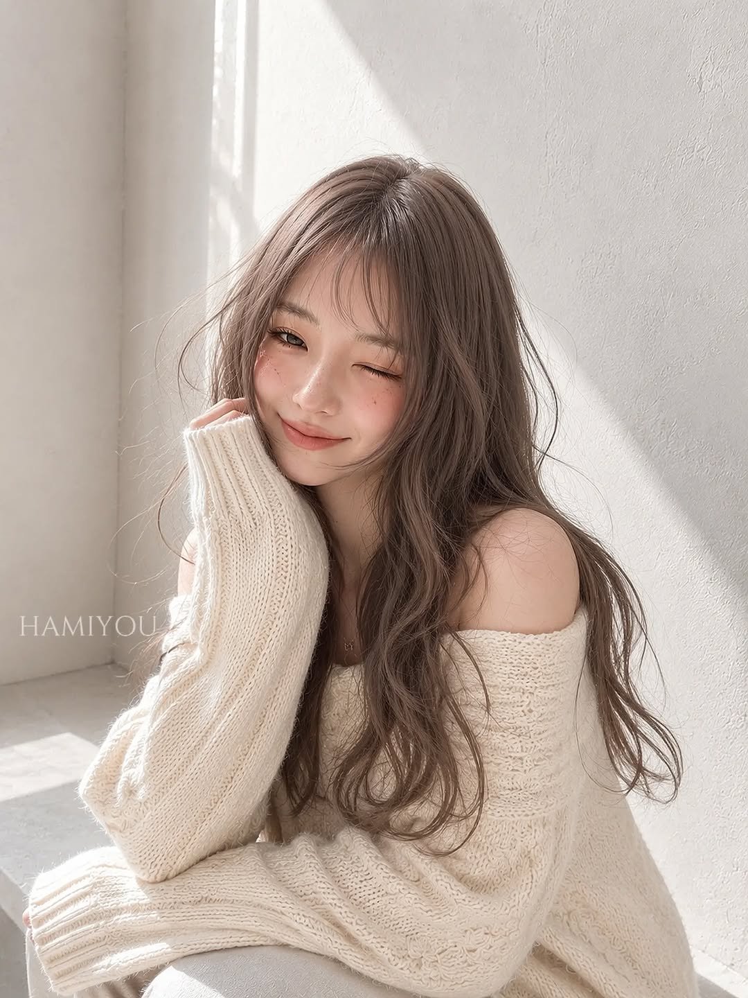 hamiyou_hn 게시물 이미지: #밀크브라운 

자연스러운 레이어드에 밀크브라운 
탈색필요한 컬러입니다...