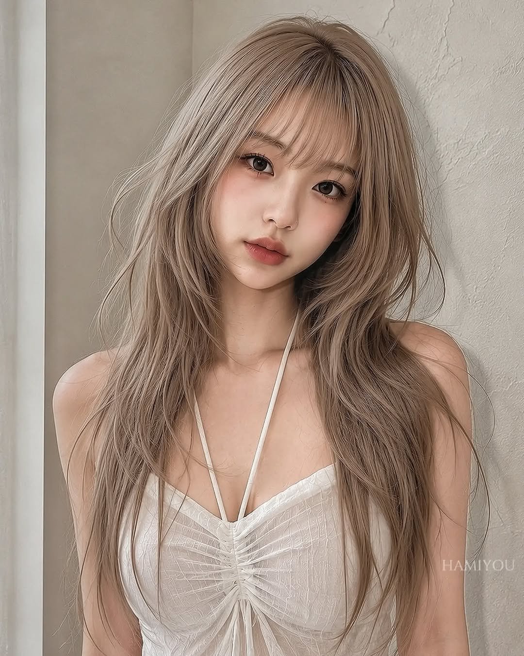 hamiyou_hn 게시물 이미지: #하이레이어드컷 #실버베이지

투명 + 뽀용 여리여리 필승컬러 
저는 이런 물먹컬러...
