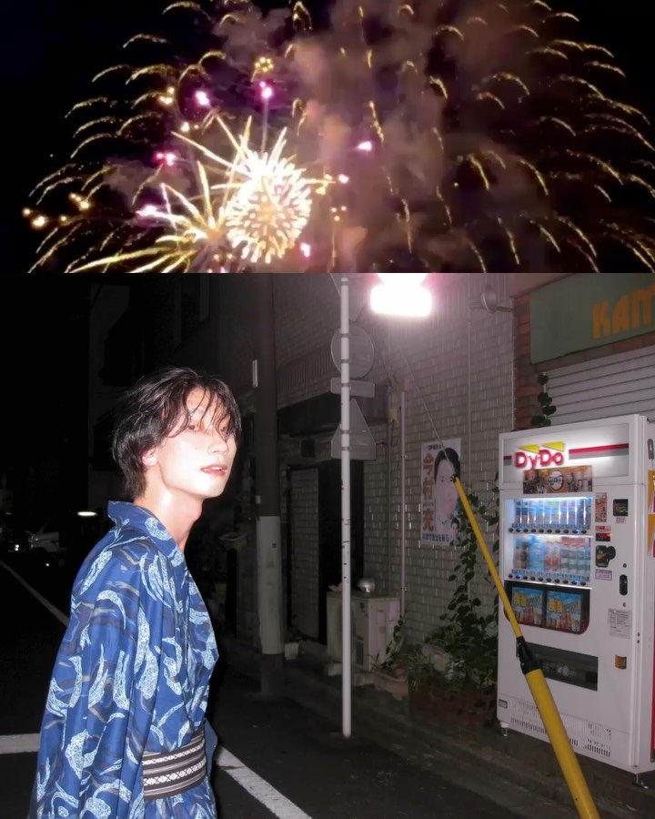 hana.bi__ 게시물 이미지: 고생해서 핀 머리가 저녁에 꼬불거릴 만큼 더운 여름이여도
낭만 가득한 여름이잖아.....