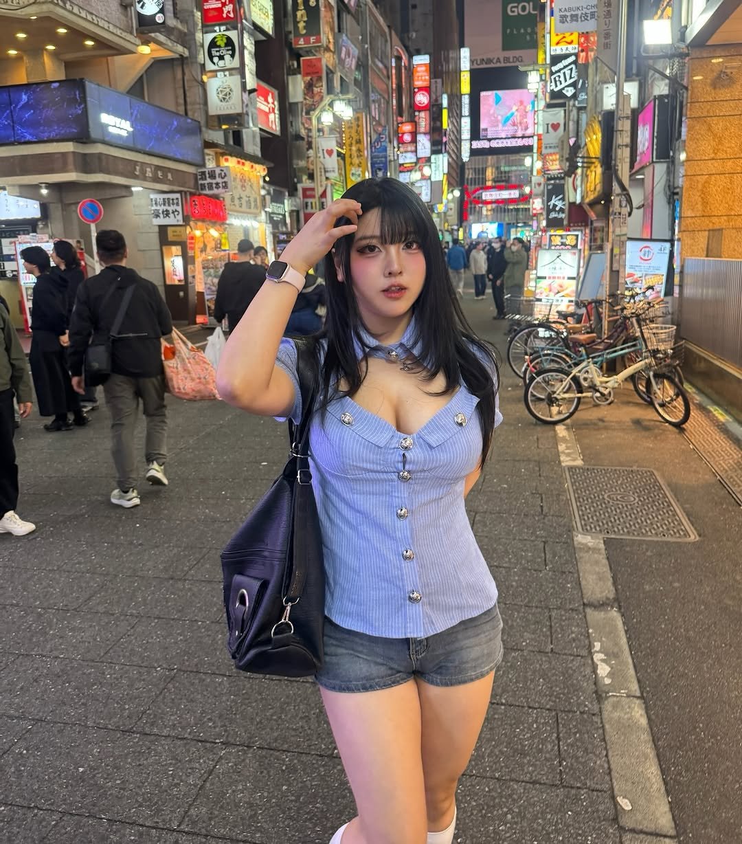 hana_sooong 게시물 이미지: 風が強くて雨も降っていたけど、それでも東京はいつも好きです。❤️