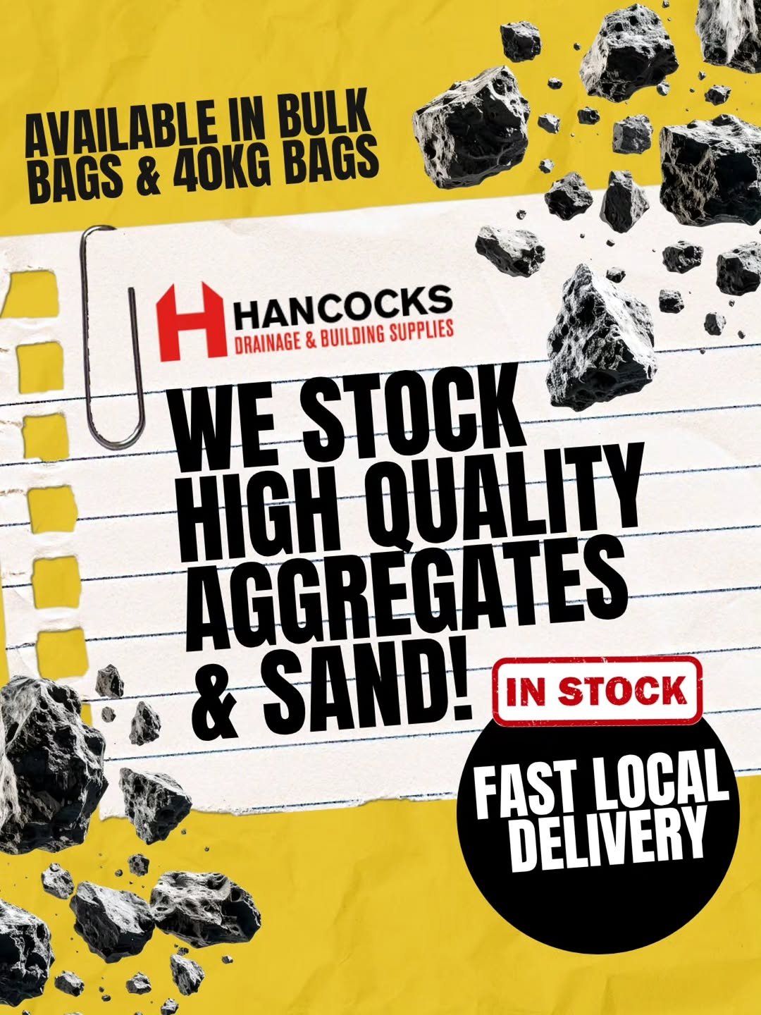 hancocksstore 게시물 이미지: High-quality aggregates, delivered FAST....