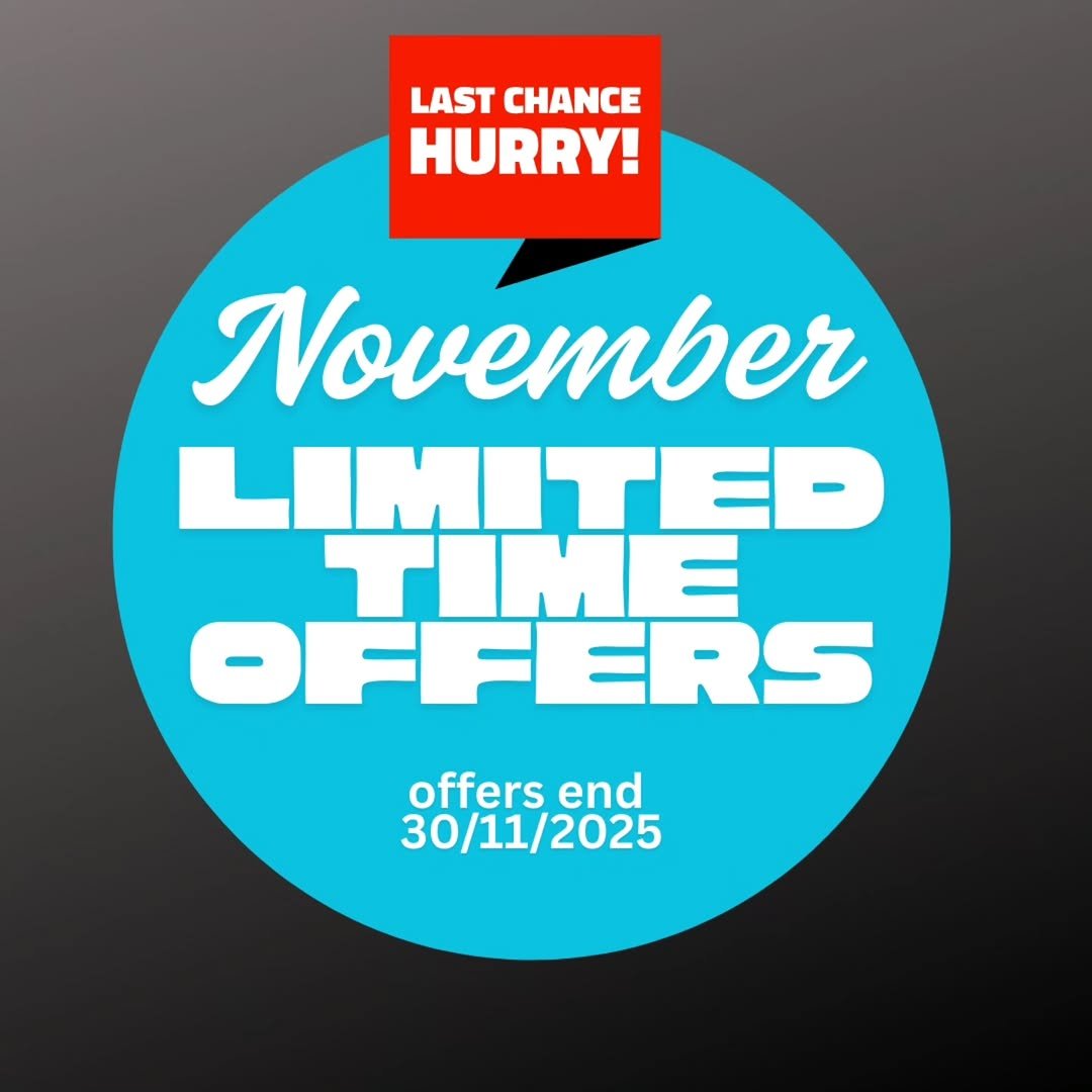 Photo by Hancocks Drainage & Building Supplies on November 25, 2025. May be an image of card and text that says 'LAST CHANCE HURRY! November LIMITED TIIME OFFERS offers offersend end 30/11/2025'.