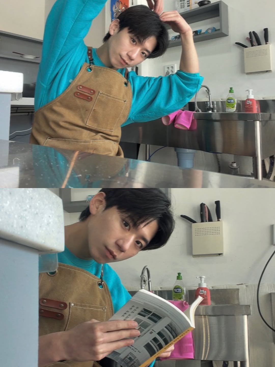 Photo by 토모떡볶이 on April 17, 2026. May be an image of apron and text.