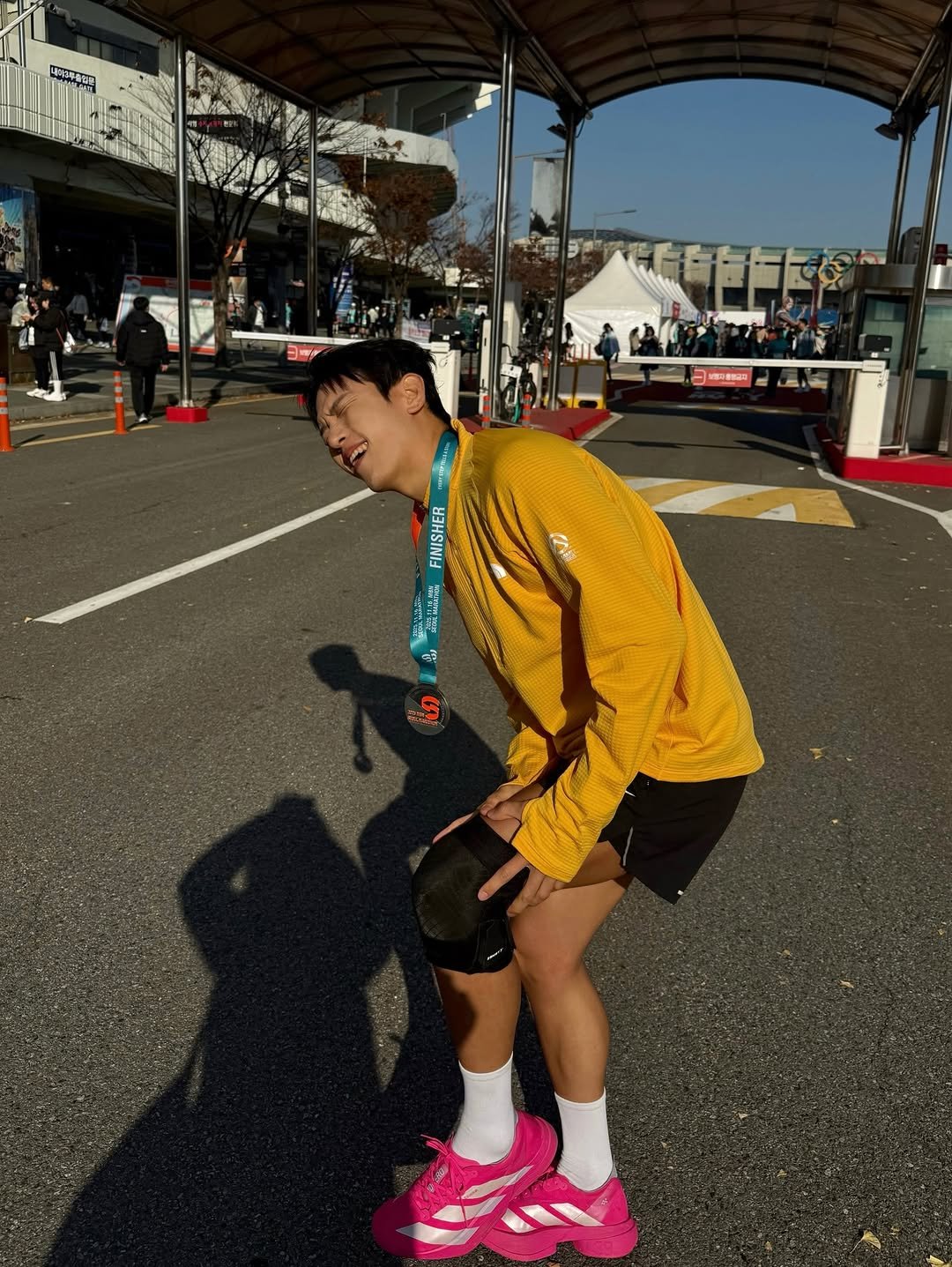 Photo by 한스HANS on November 26, 2025. May be an image of skateboard, segway, street, road and text.