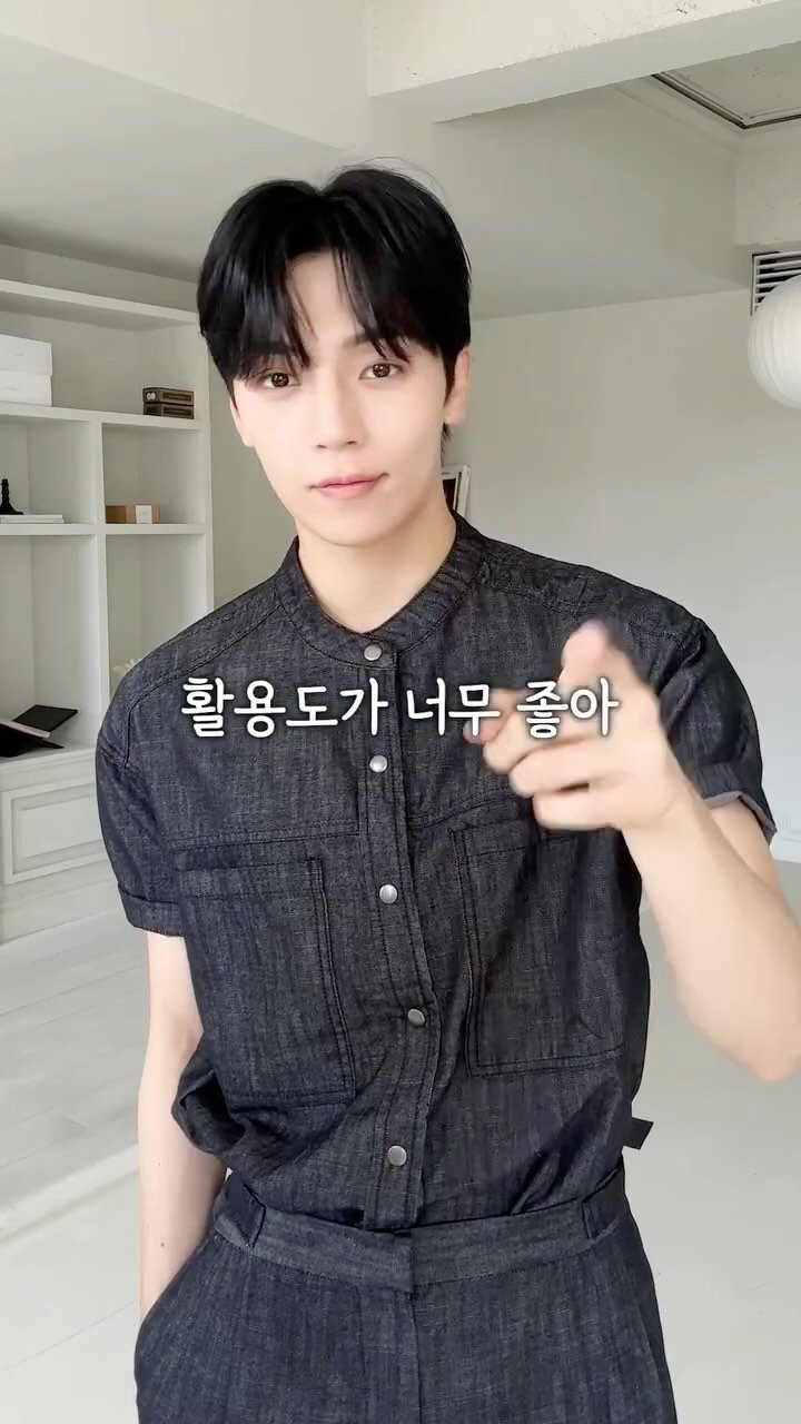 haokan_official 게시물 이미지: 소장가치 1000% 
한여름에도 시원한 린넨 데님팬츠 추천! 💯💯
[영상 속 착장...