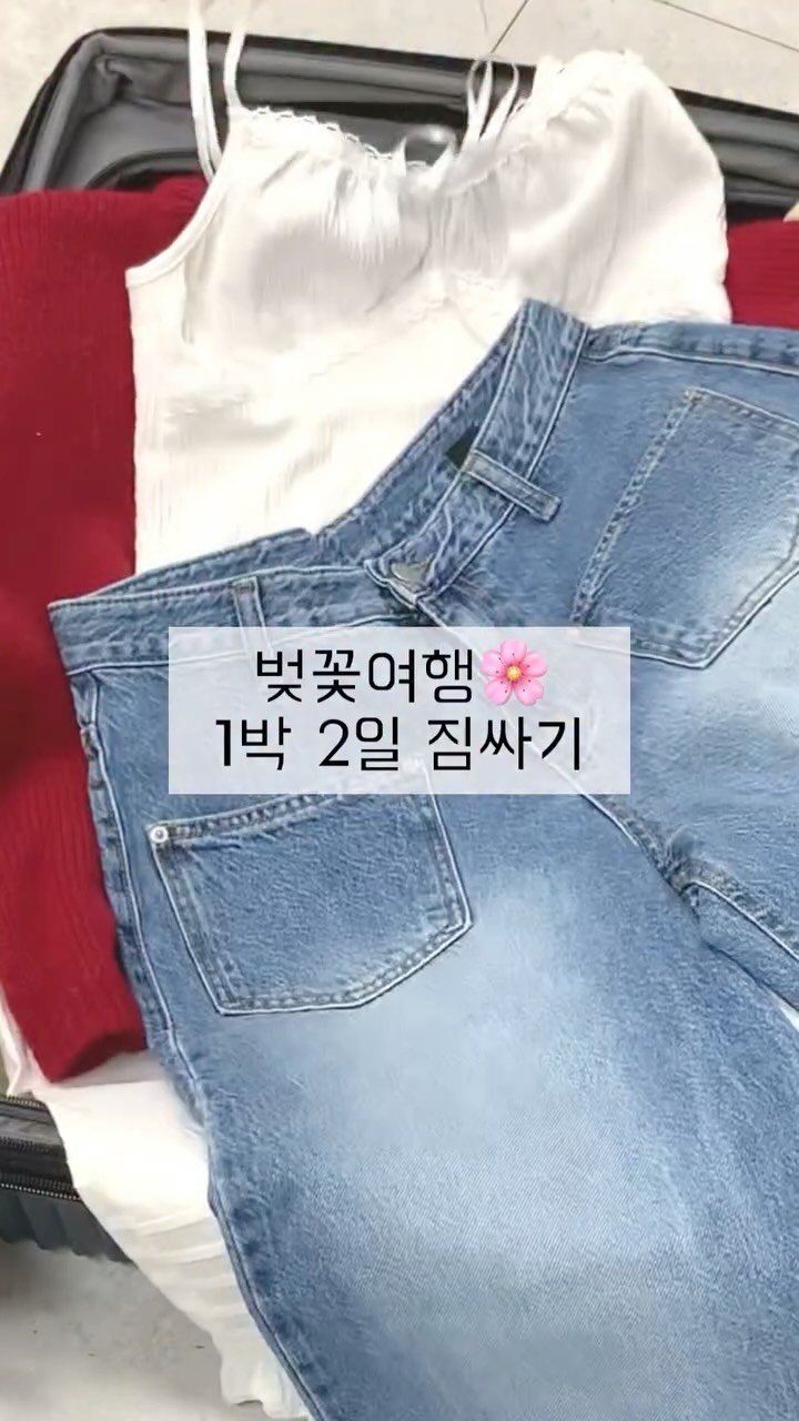 happy_soob 게시물 이미지: 벚꽃보러 봄 여행 떠날 준비••🌸🤍
사진 왕창 건질 1박 2일 코디...