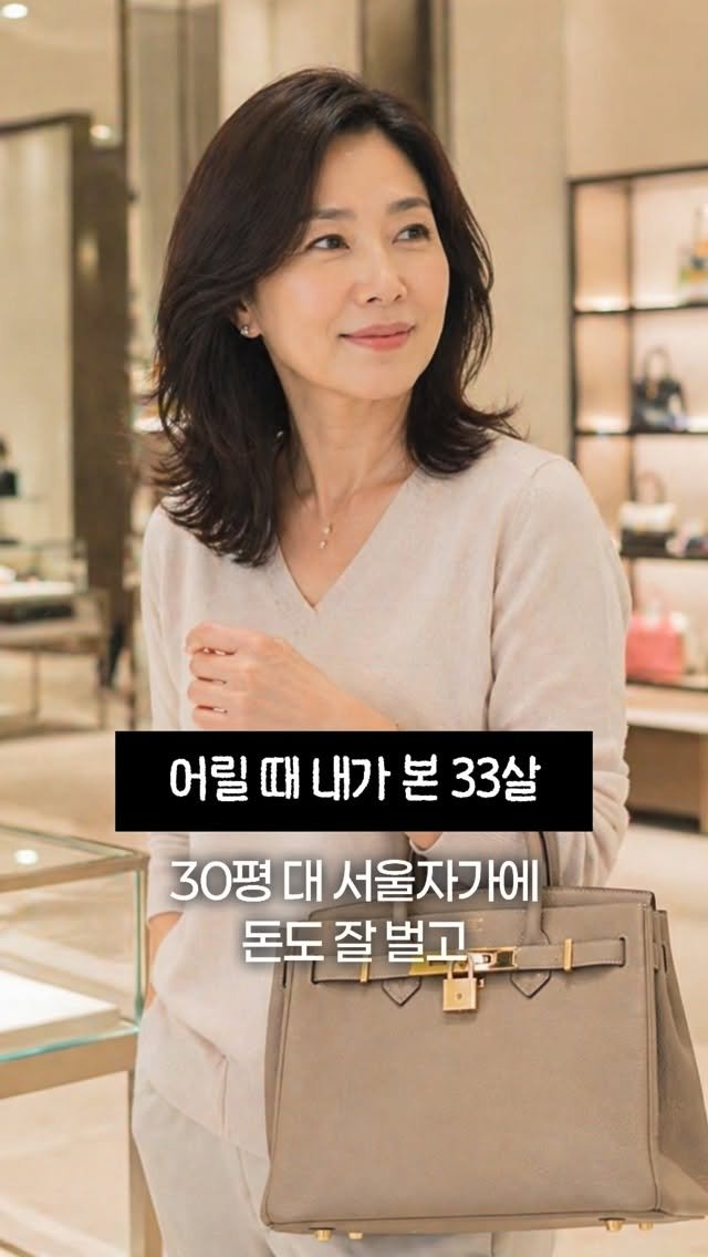 happy_sxmmxr 게시물 이미지: 어릴 때 내가 본 33살 아줌니(울엄마)는 
서울 30평대 자가에서 딸 둘에,...