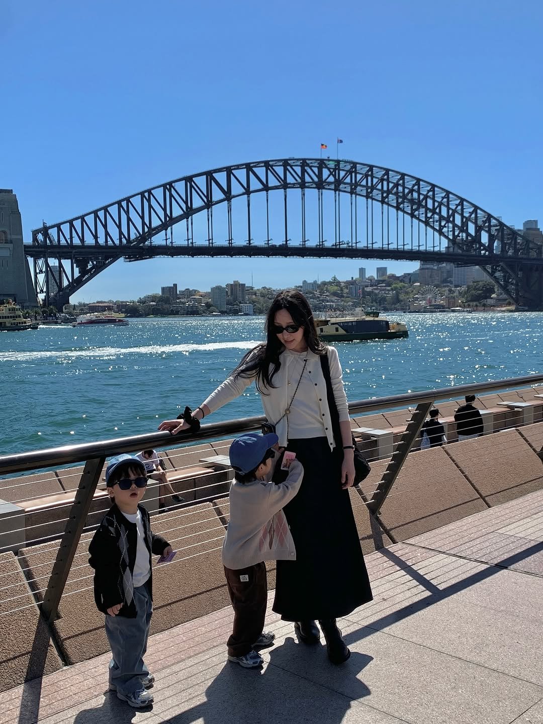 Photo by 💍 ＋👶🏻👶🏻 on October 12, 2025. May be an image of the Sydney Harbour Bridge.