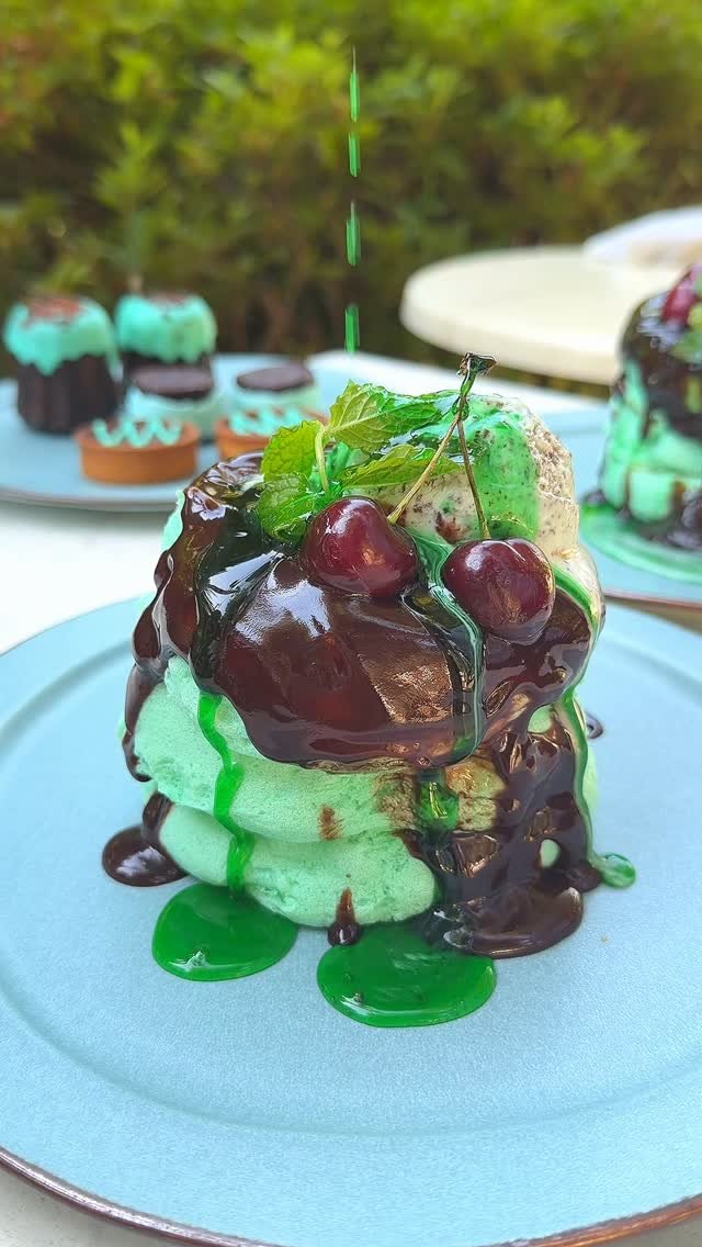 harapeko_jpn 게시물 이미지: チョコミントパンケーキ！
店名：512 CAFE &...