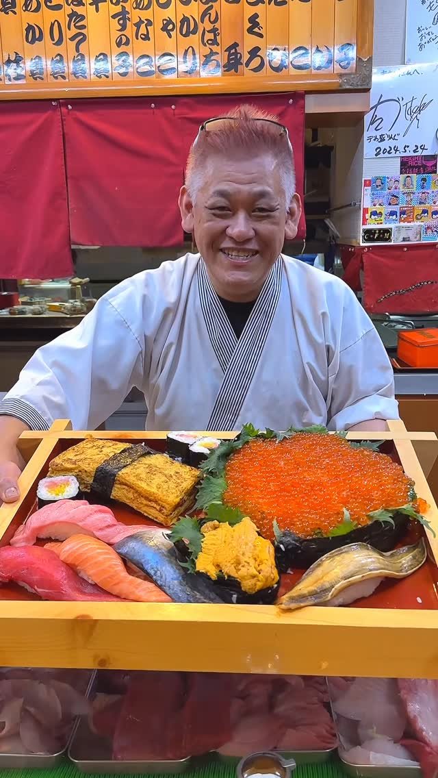harapeko_jpn 게시물 이미지: 総重量6kg超えのデカ盛り寿司
店名：まさ坊
最寄り駅：藪塚駅（群馬県）

名物のデカ寿司はい...