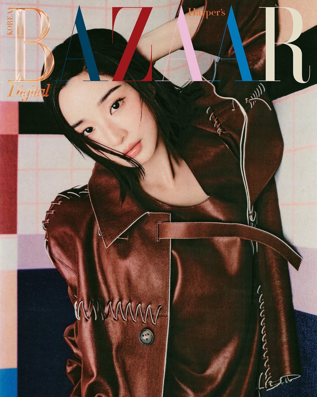 Photo shared by Harper’s BAZAAR Korea 하퍼스 바자 코리아 on April 01, 2026 tagging @mt_matteotamburini, @tods, and @me_riniee. May be an image of poster, magazine and text that says 'ES Haypers I Digital F MW'.