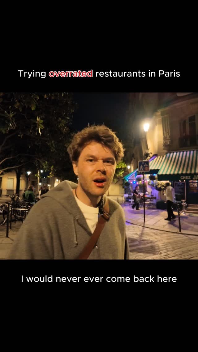 harrisonwebb97 게시물 이미지: I Tried Paris's Most Overrated Food... now...