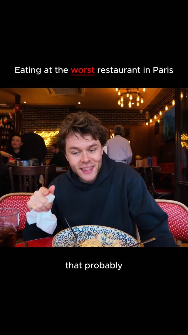 harrisonwebb97 게시물 이미지: I Tried the Worst Restaurants in Paris, full...