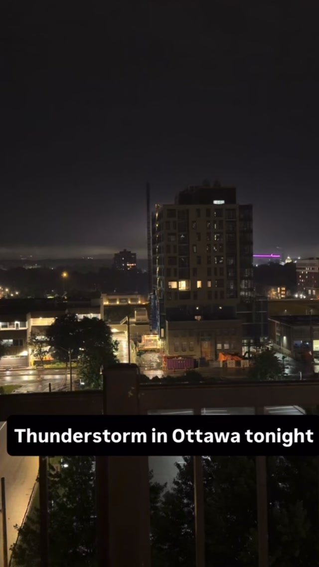 harshvirkkotiya 게시물 이미지: Heavy storm in Ottawa Canada