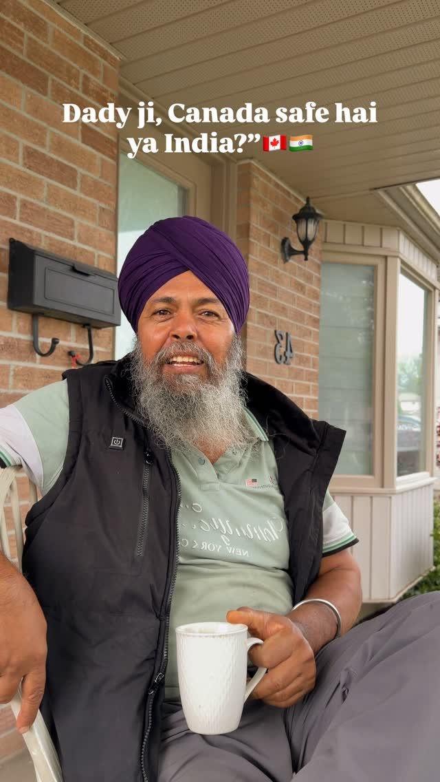 harshvirkkotiya 게시물 이미지: Born in India, living in Canada… my papa still...