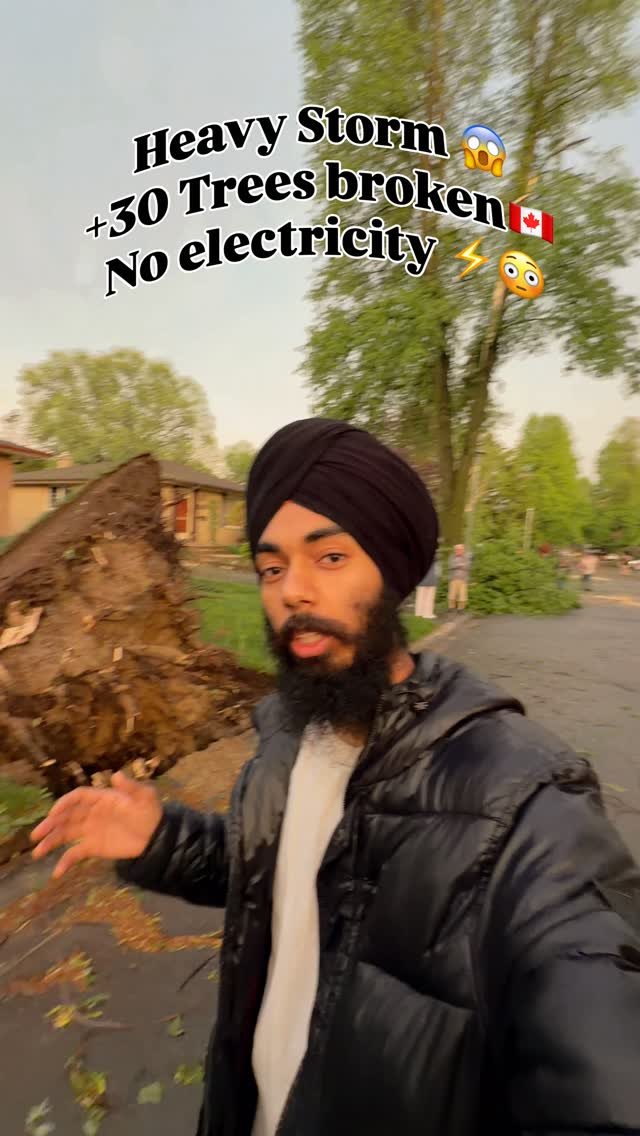 harshvirkkotiya 게시물 이미지: Heavy storm never seen before 😳😱🇨🇦