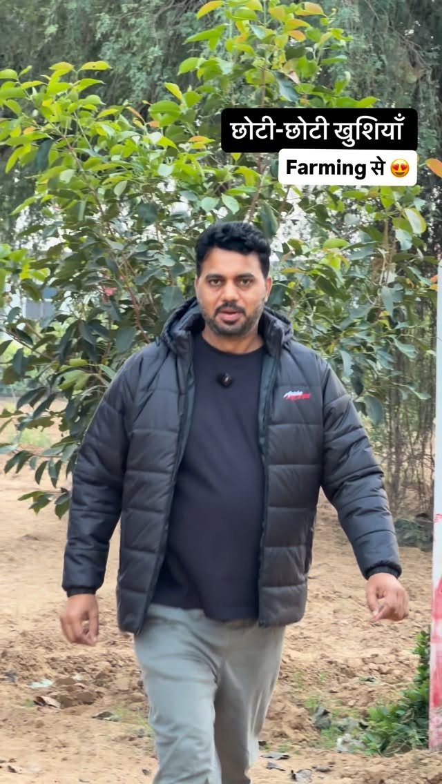 haryana_gaurav 게시물 이미지: Aaj farm par pehli baar Amla ka fruit laga hua...