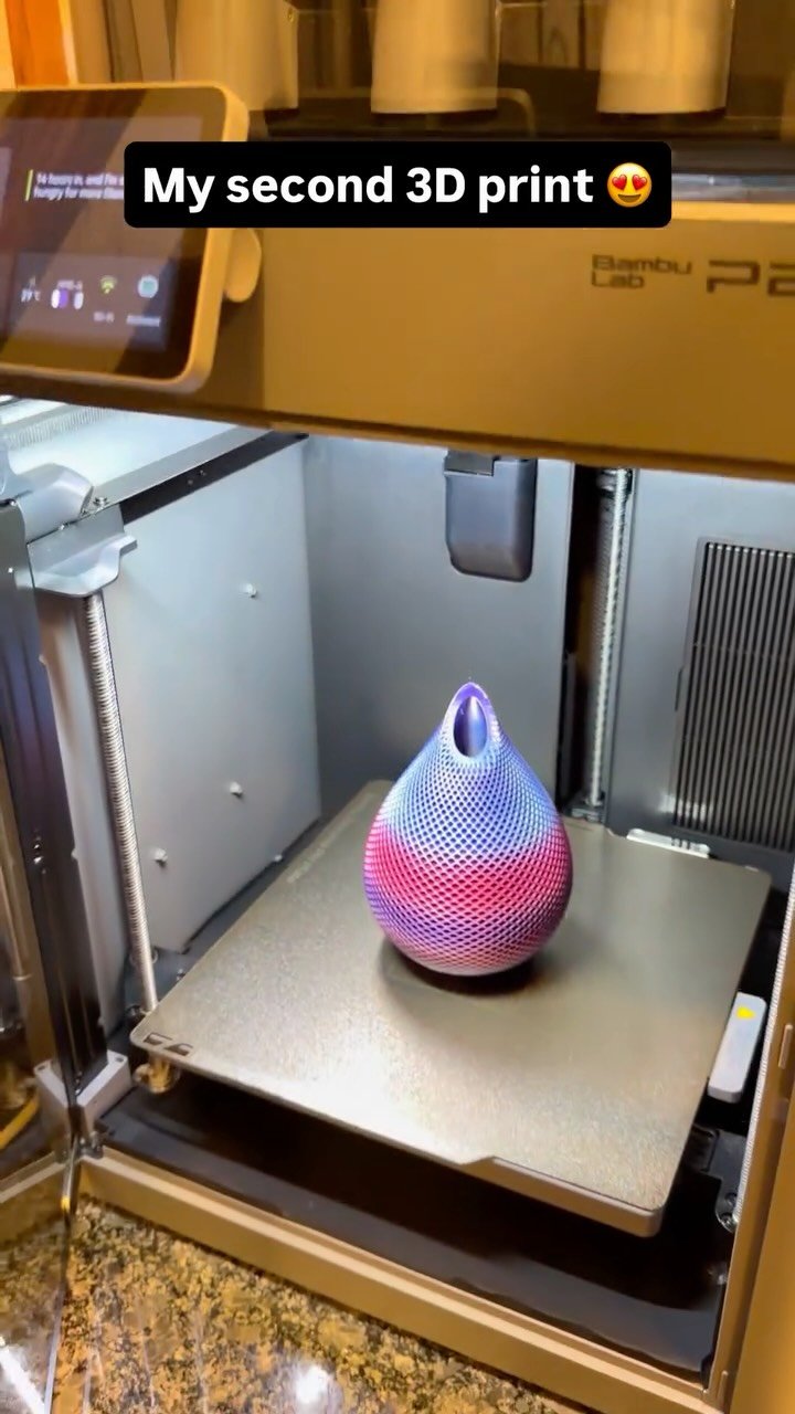 haryana_gaurav 게시물 이미지: My 2nd 3D print with rainbow filament🤩...