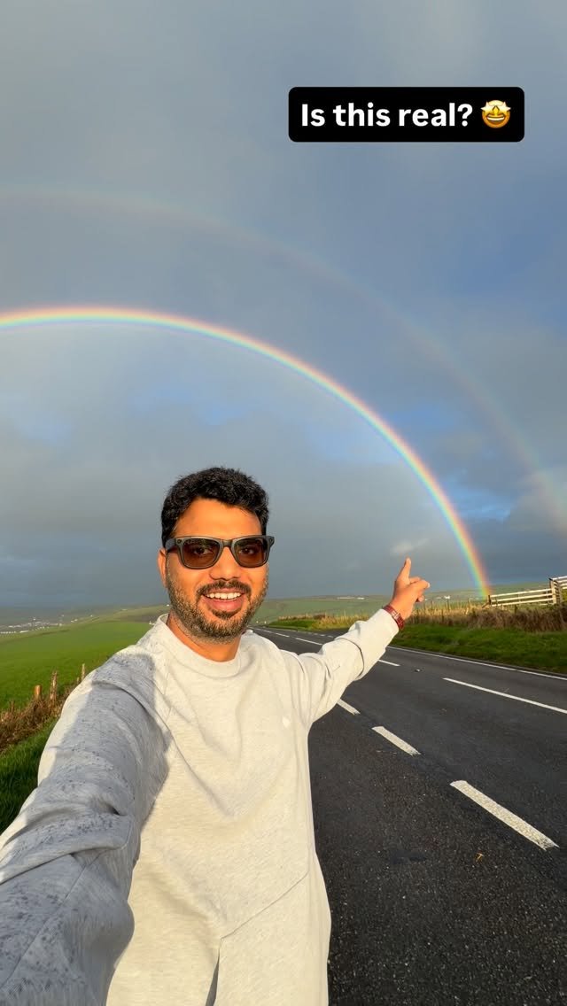 haryana_gaurav 게시물 이미지: Is this magic? Just saw the best rainbow I've...