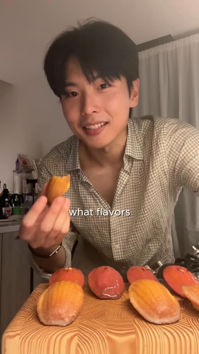 haydo.kim 게시물 이미지: orange and raspberry lemon madeleines for day...