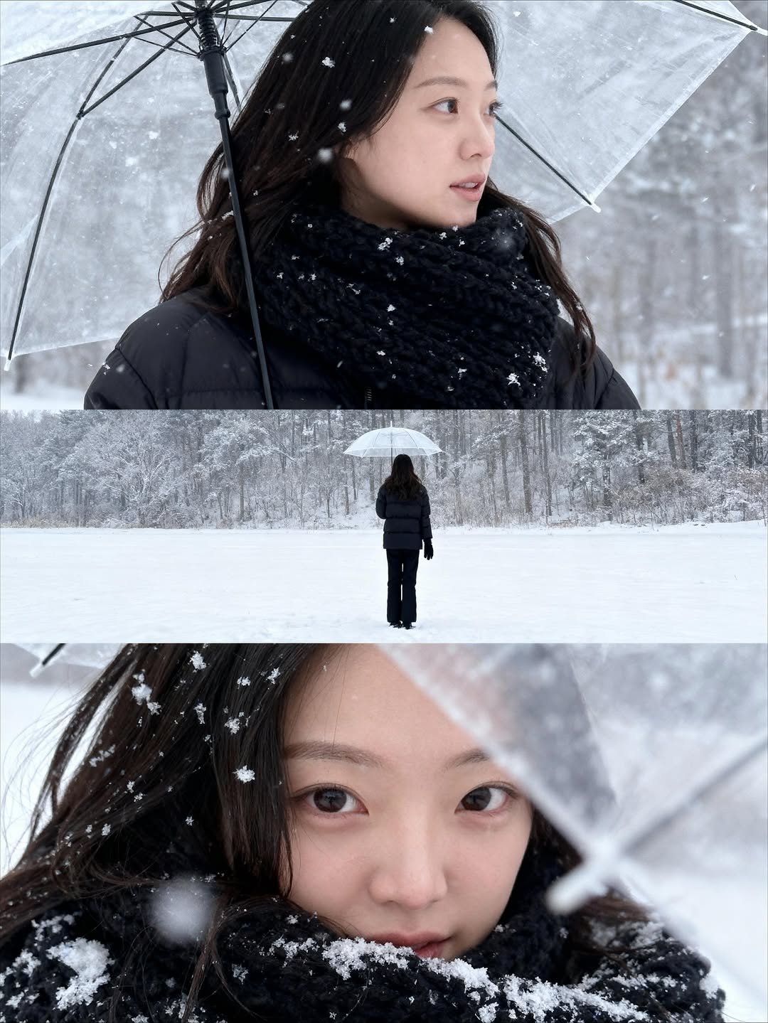 Photo by 하유약사 | 이지영 on October 31, 2025. May be an image of duffle coat and goosedown coat.