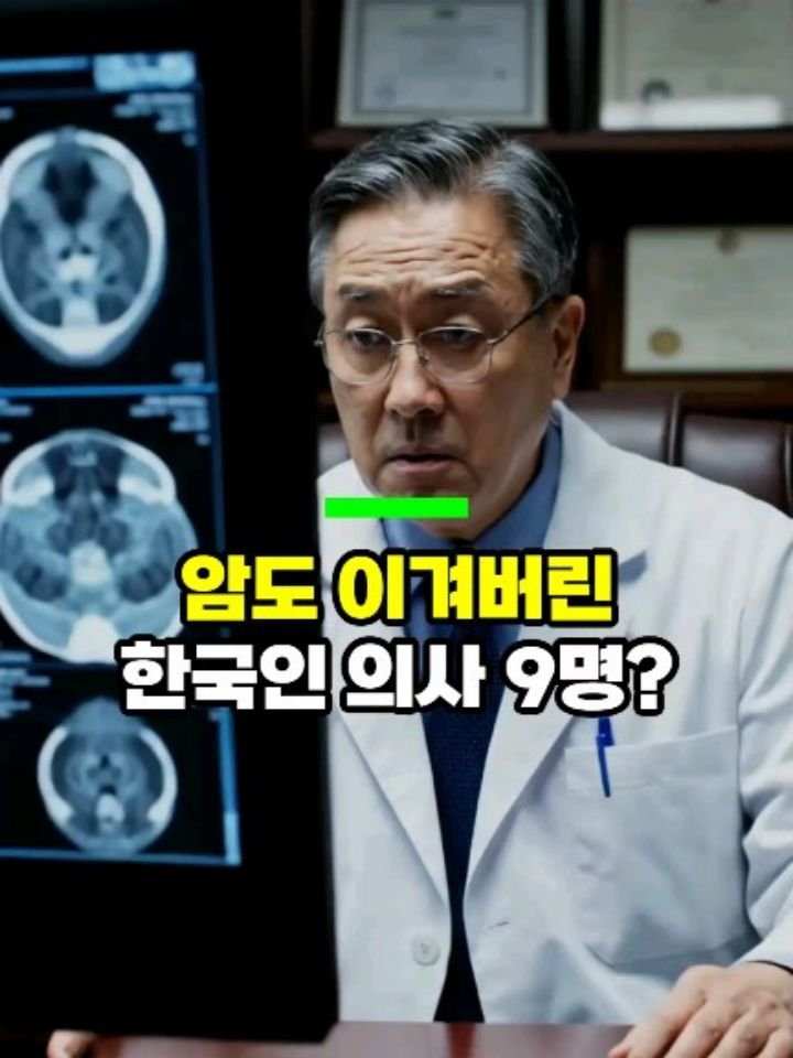 health_genius_ 게시물 이미지: 암도 이겨버린 한국인 의사 9명?

의사가 암에 걸리면 어떻게 할까요?
여기 암도...