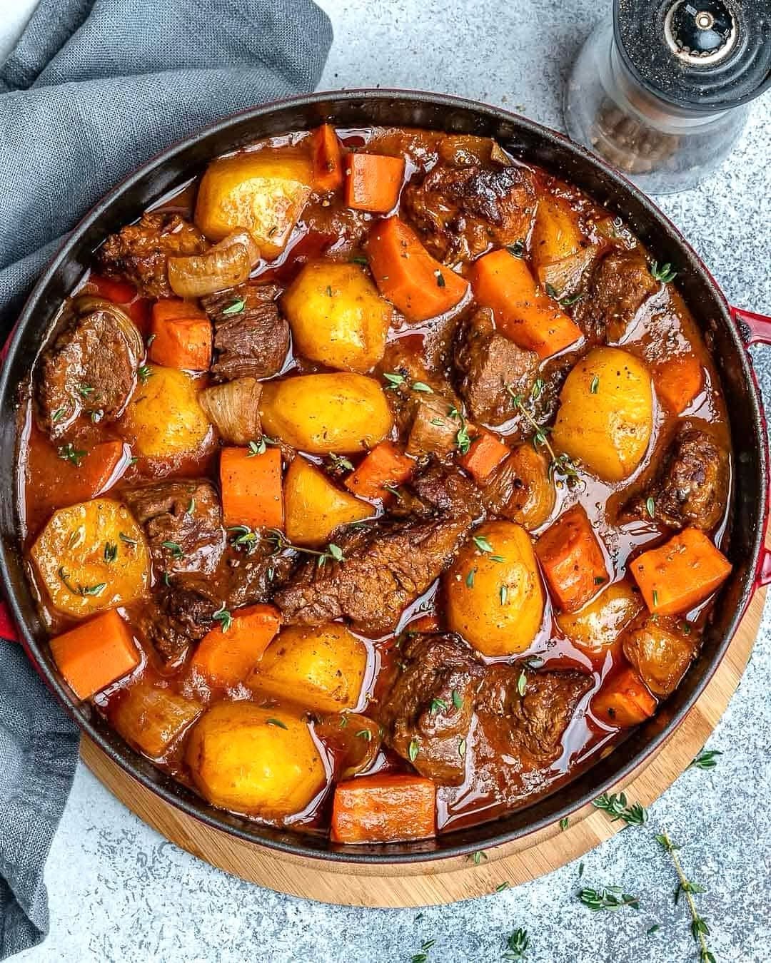 Photo by Rena | Healthy Fitness Meals on January 03, 2026. May be an image of potato, pot, stew and text.
