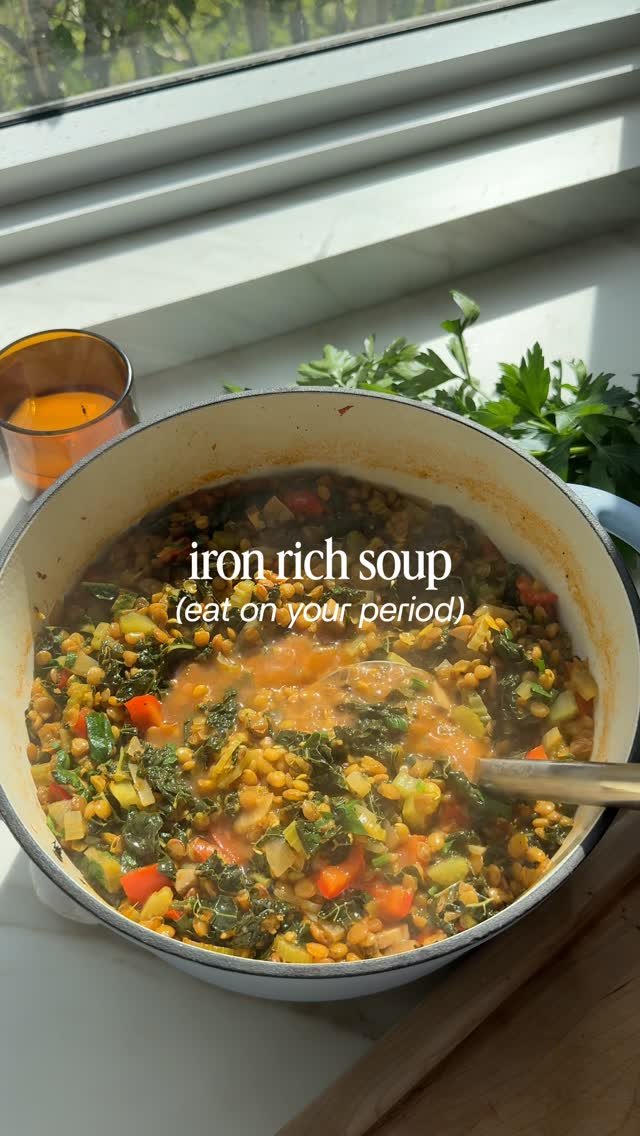 healthygirlkitchen 게시물 이미지: save this IRON RICH soup 🍲🫘✨follow...