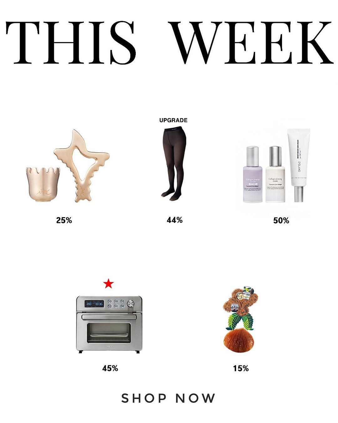 Photo by 강희재 on December 03, 2025. May be an image of ‎hand cream and ‎text that says '‎THIS WEEK UPGRADE اف 25% CIE .... ー 2O 44% 50% 45% 15% SHOP NOW‎'‎‎.