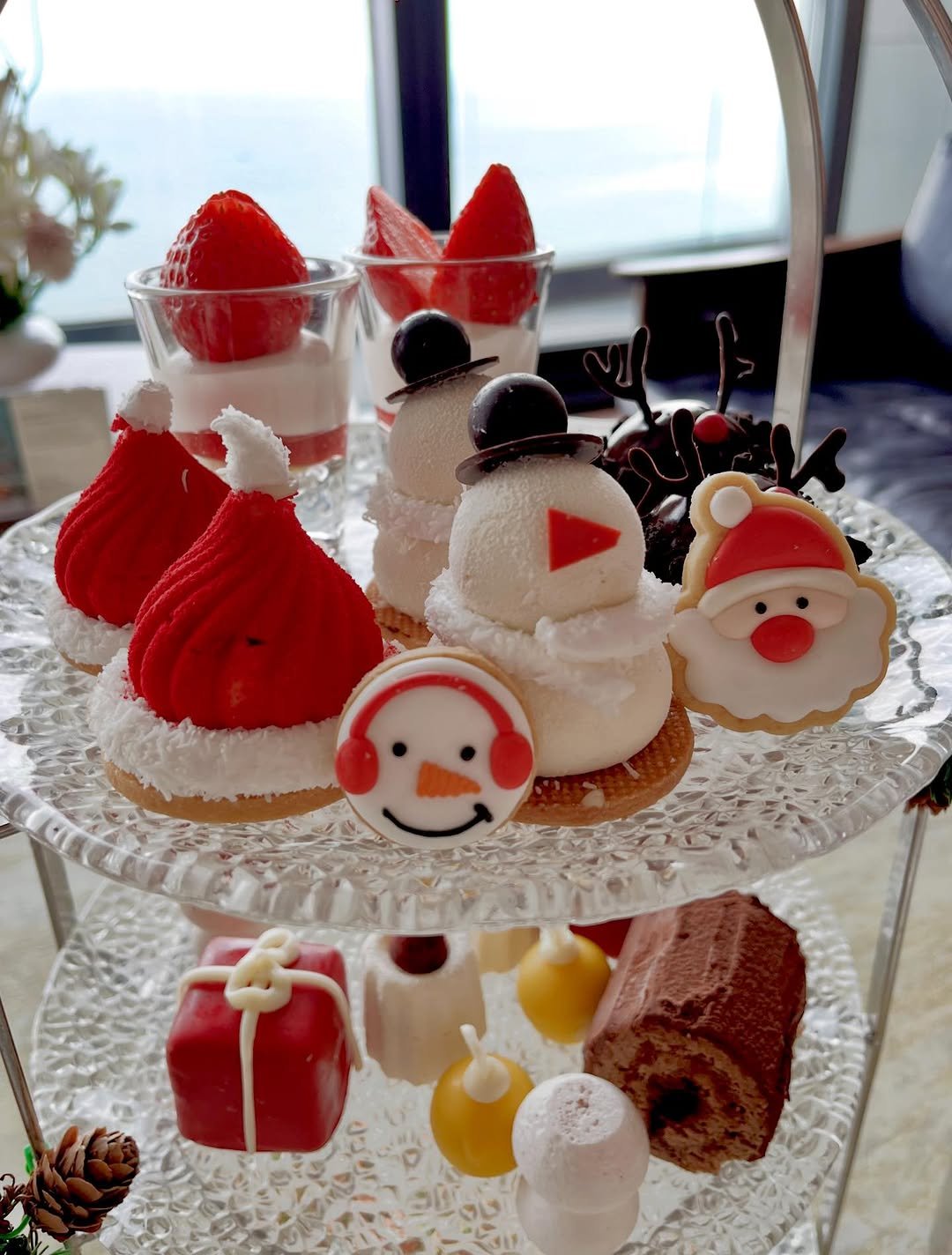 Photo by 이주빈 on December 11, 2025. May be an image of cake, snowman and text.