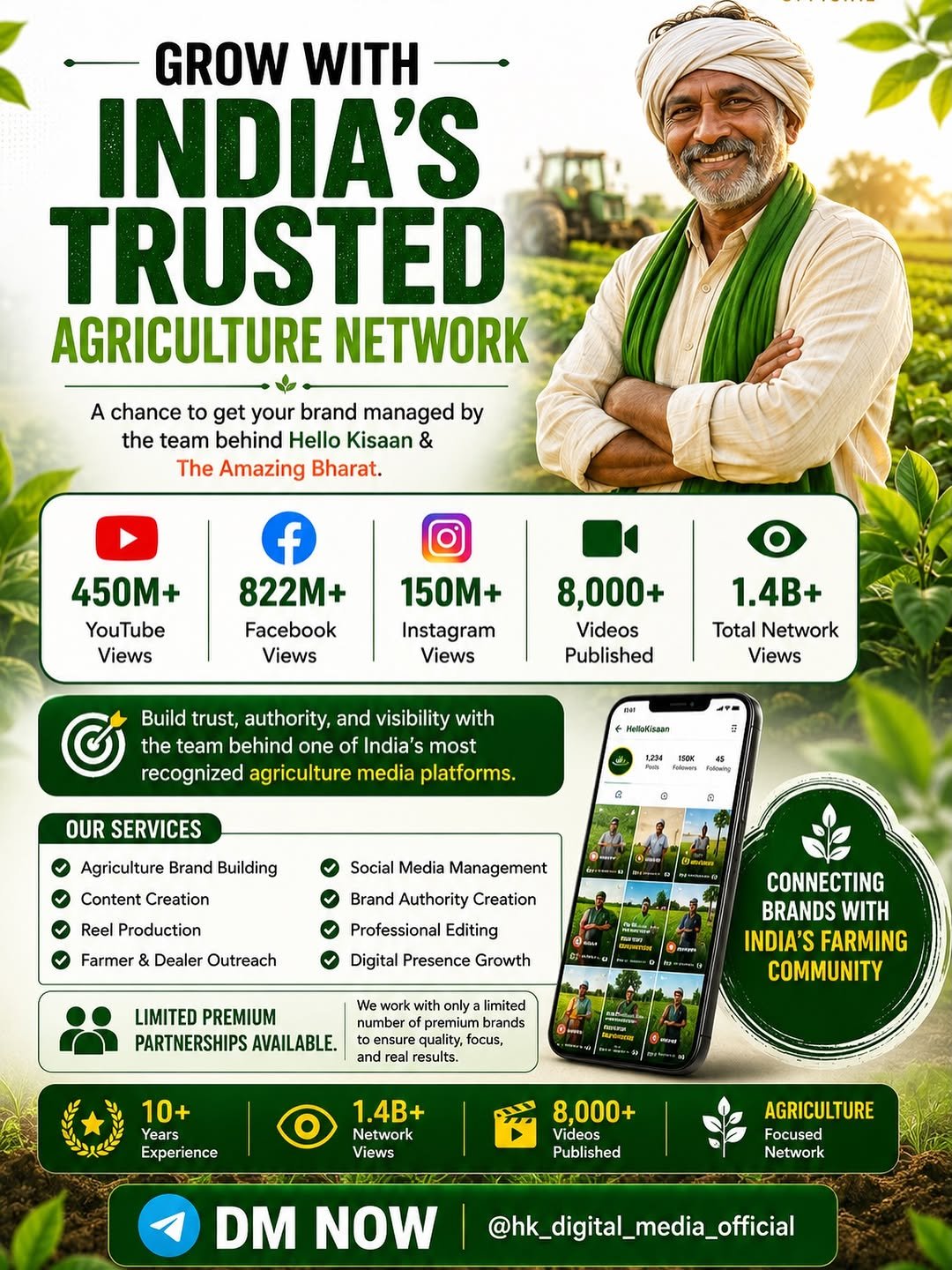 hellokisaan 게시물 이미지: GROW WITH INDIA’S TRUSTED AGRICULTURE...