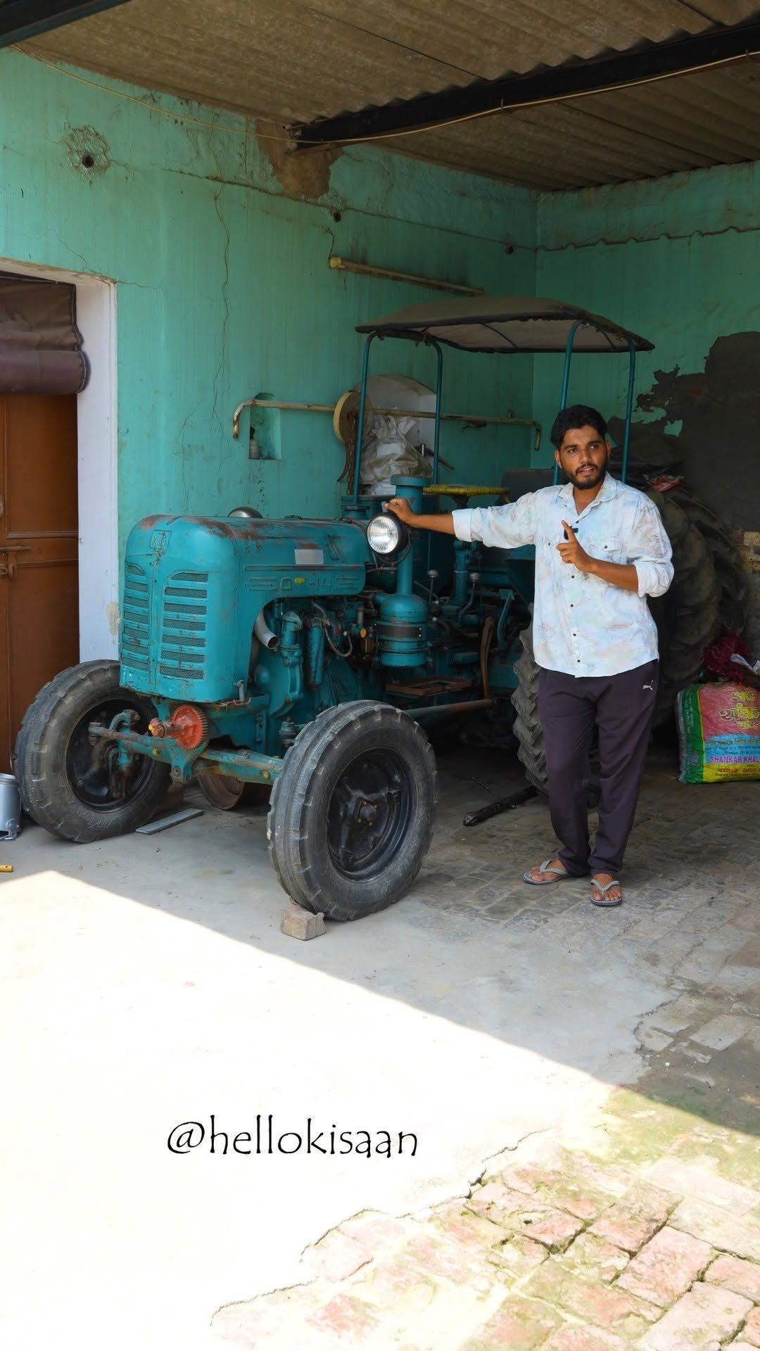 hellokisaan 게시물 이미지: भाईसाहब यह है पुराने ट्रैक्टर की टेक्नोलॉजी...