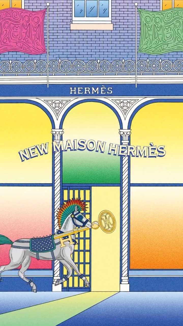hermes 게시물 이미지: Boundless bond street! 🎈🐴🇬🇧 Maison Bond Street...