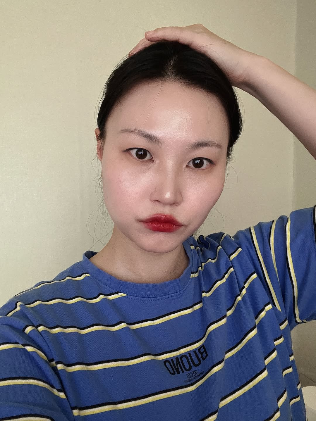 het_chini 게시물 이미지: 대충 꾸몄을때는 딥레드립으로 가려버리기 ㅋㅋㅋㅋ