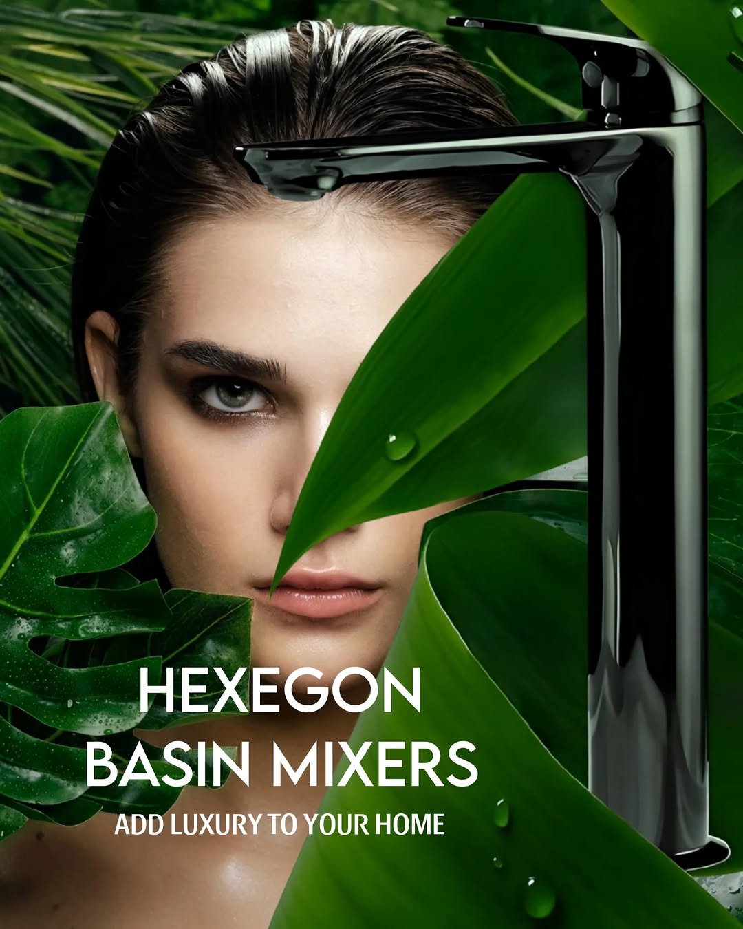 Photo shared by HEXEGON - HOUSE OF LUXURY BATHROOM FITTINGS on October 29, 2025 tagging @hexegon.avasavacorporation. May be an image of cocktail shaker, wash basin, strainer and text that says 'HEXEGON BASIN MIXERS ADD LUXURY TO YOUR HOME'.