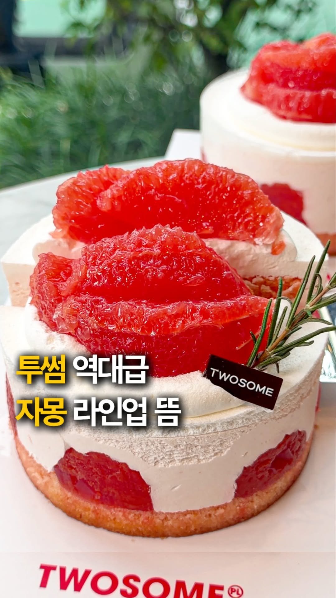 hey_jihye__ 게시물 이미지: #광고 투썸 여름신상 역대급 자몽 라인업 떴다!
@@ 자몽러버 친구에게...