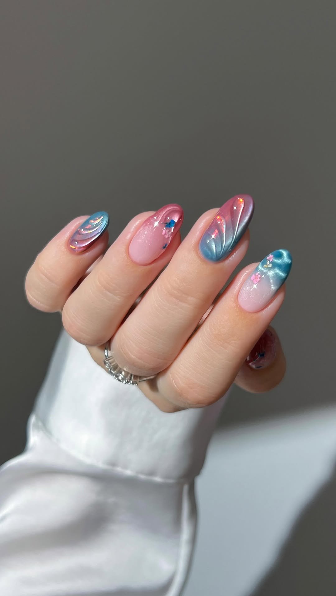 heygreatnails 게시물 이미지: 🌊🧜‍♀️🌸 mermaid energy with a floral twist in...