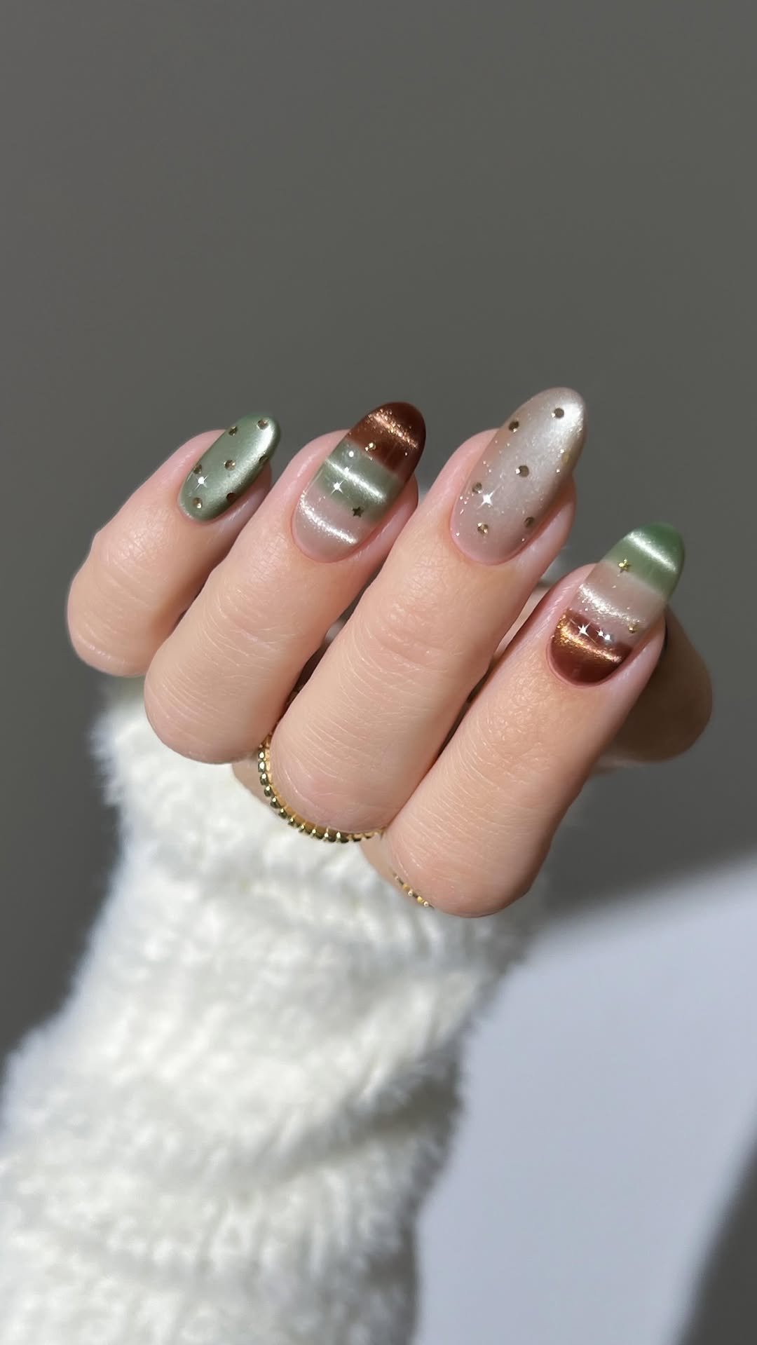 heygreatnails 게시물 이미지: 🍃🍪🍵 from cozy winter browns to brighter sage...
