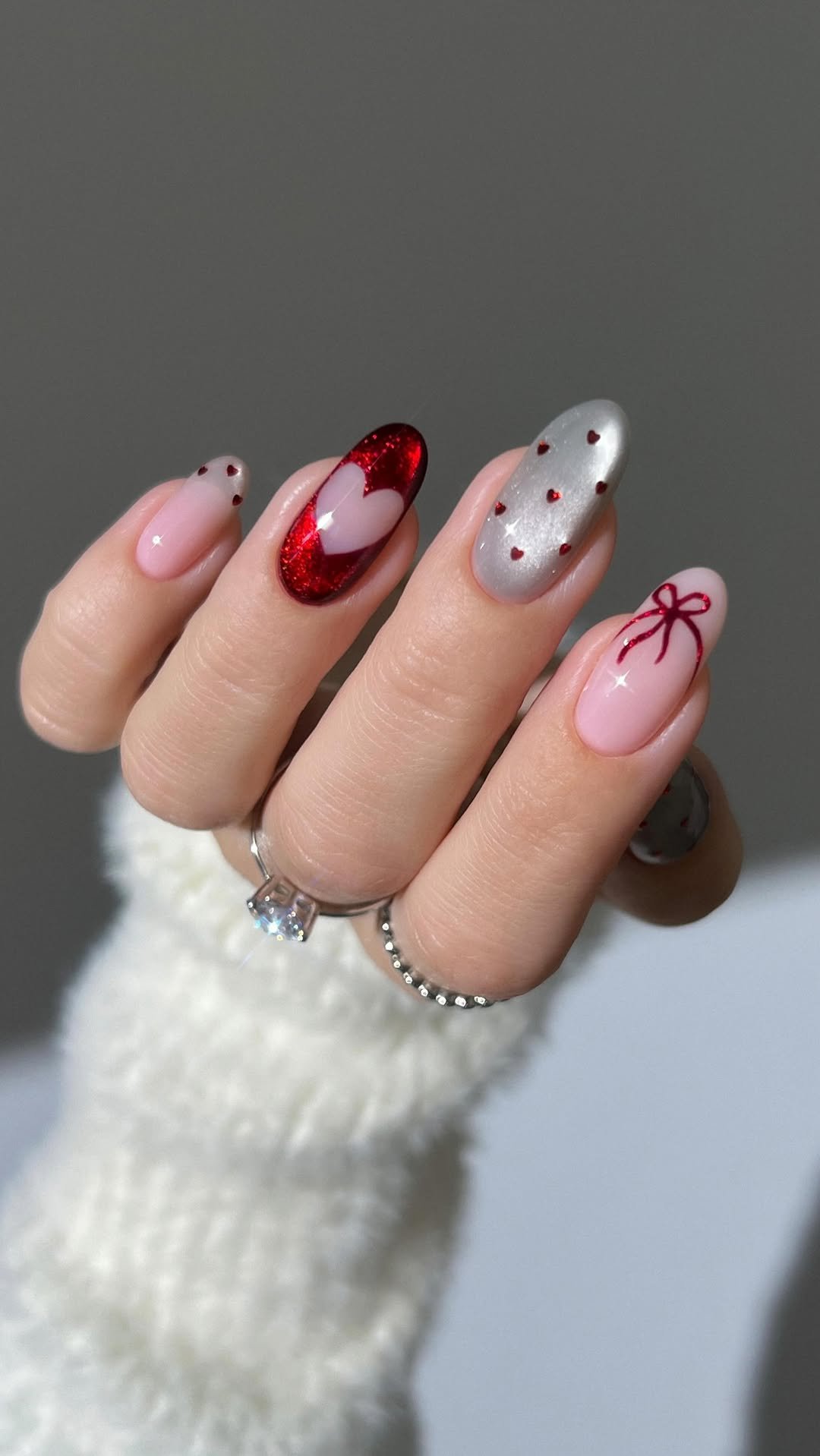 heygreatnails 게시물 이미지: love, but make it mix & match 💌 red velvet...